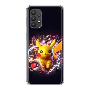 Чохол з Пікачу на Samsung Galaxy A32 (5G) (Пікачу з м'ячем)