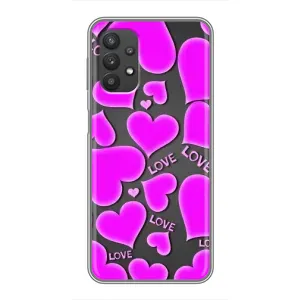Чехлы для любимой на Samsung Galaxy A32 (5G) (VPrint) (Pink hearts)