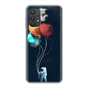 Космічні Чохли для Samsung Galaxy A32 (5G) (VPrint) (Планети кульки)