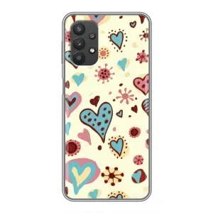 Чехлы для любимой на Samsung Galaxy A32 (5G) (VPrint) (Сердечки)