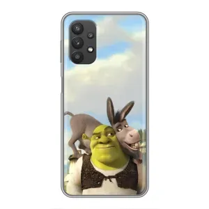 Чохол з мультфільмом Шрек на Samsung Galaxy A32 (5G) (Шрек та Осел)