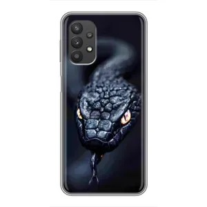 Чохол з картинкою 'Хижаки' для Samsung Galaxy A32 (5G) (Чорна змія)