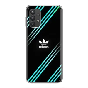 Чохли Адидас для Samsung Galaxy A32 (AlphaPrint) (Адідас з полосами)