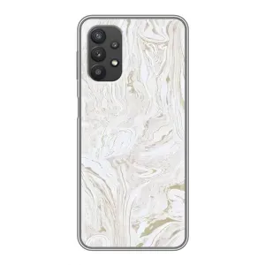 Мраморный чехол на Samsung Galaxy A32 (VPrint) (Белый мрамор)