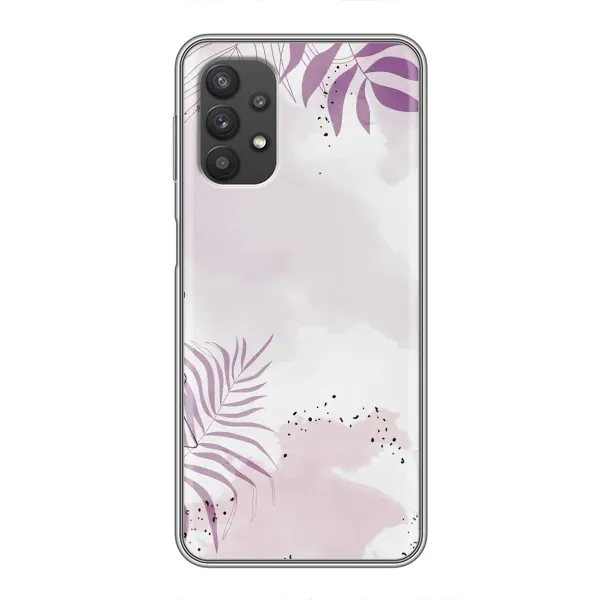 Чохол з принтом «Фіолетове листя» для Samsung Galaxy A32