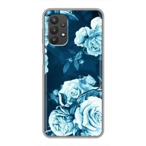 Чехлы (ART) Цветы на Samsung Galaxy A32 (VPrint) (Блактині бутони)