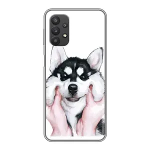 Чехол с Хаски для Samsung Galaxy A32 - (AlphaPrint)