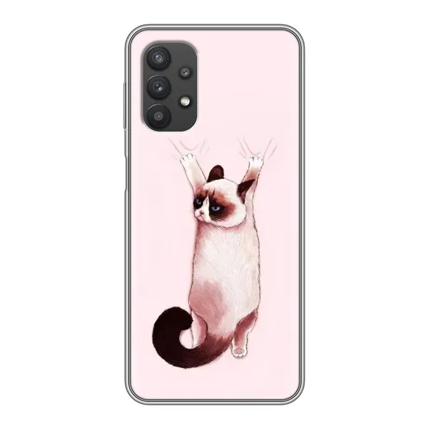Чехол с принтом «Котик падает» для Samsung Galaxy A32 Чехол с принтом «Котик падает» для Samsung Galaxy A32