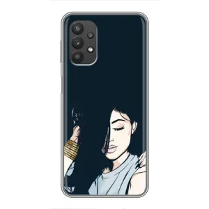 Чехол с принтом «Красивая девочка» для Samsung Galaxy A32