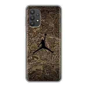 Чохли для Samsung Galaxy A32 - з картинкою JORDAN (AlphaPrint) (Logo Jordan)