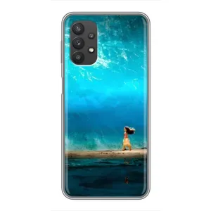 Чехол с мультфильмом Моана Samsung Galaxy A32 (Океан Моана)