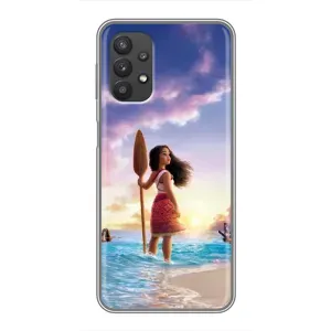 Чехол с мультфильмом Моана Samsung Galaxy A32 (Моана с веслом)