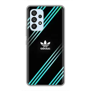 Чохли Адидас для Samsung Galaxy A33 (5G) (AlphaPrint) (Адідас з полосами)
