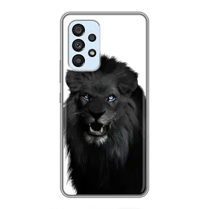 Чохли з картинкою животних Samsung Galaxy A33 (5G) (Чорний ЛЕВ)