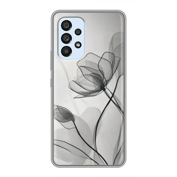 Чехол с принтом «Черные цветы» для Samsung Galaxy A33 (5G) Чехол с принтом «Черные цветы» для Samsung Galaxy A33 (5G)