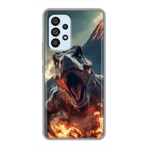 Чохол з картинкою 'Хижаки' для Samsung Galaxy A33 (5G) (Вогняний динозавр)