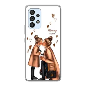 Чохол з друком для Samsung Galaxy A33 (5G) - (Мама з дитинкою) (AlphaPrint) (Донька і мама)