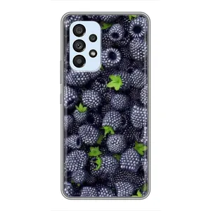 Чехлы с Фруктами для Samsung Galaxy A33 (5G) (VPrint) (Ежевика)