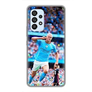 Чехлы с футболистом Ерлинг Холанд для Samsung Galaxy A33 (5G) (AlphaPrint) (фанаты Холанда)