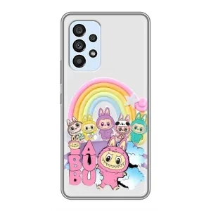 Чохол з Лабубу на Samsung Galaxy A33 (5G) (Фон Лабубу)