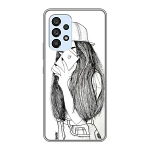 Чохол з друком для Samsung Galaxy A33 (5G) - (Мода) (AlphaPrint) (Фото дівчини)