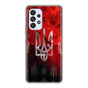 Украинские Чехлы для Samsung Galaxy A33 (5G) с картинкой УПА (AlphaPrint) (ГЕРБ УПА)