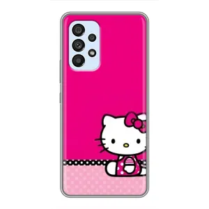 Чехол для Ребёнка на Самсунг А33 (5G) (VPrint) (Girl KITTY)