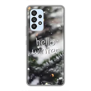 Новорічні, Святкові Чохли для Samsung Galaxy A33 (5G) - 2024 год (Hello winter)