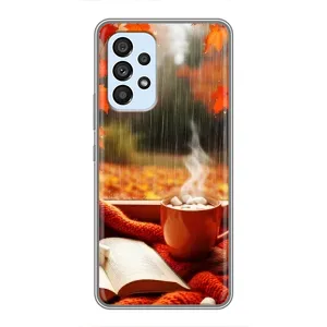 Чехол с принтом «Кофе и дождь» для Samsung Galaxy A33 (5G)