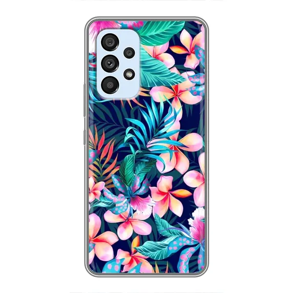Чехол с принтом «Красочные цветы» для Samsung Galaxy A33 (5G)