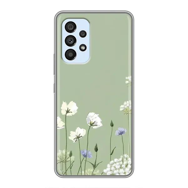 Чехол с принтом «Цветы на зеленом» для Samsung Galaxy A33 (5G) Чехол с принтом «Цветы на зеленом» для Samsung Galaxy A33 (5G)