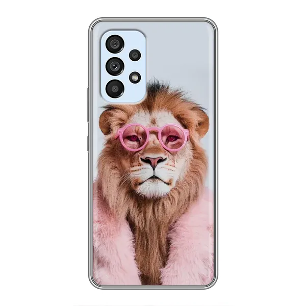 Чохол з принтом «Лев в окулярах» для Samsung Galaxy A33 (5G)