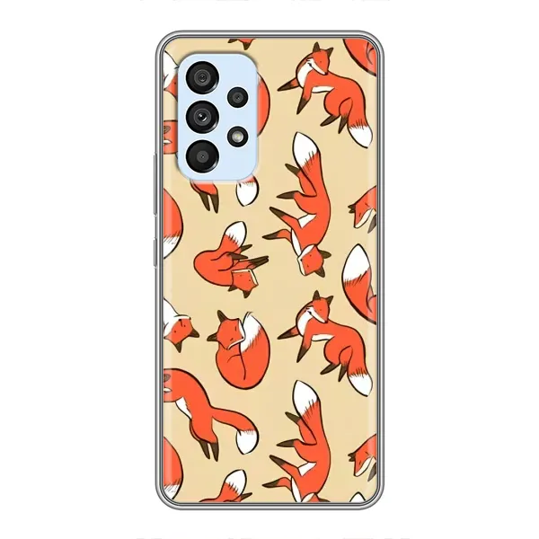 Чехол с принтом «Лисички» для Samsung Galaxy A33 (5G)