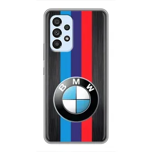Чехол для Самсунг А33 (5G) - с принтом БМВ (AlphaPrint) (Лого BMW)