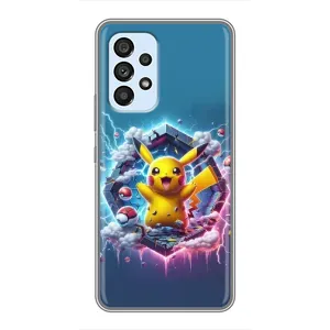 Чохол з Пікачу на Samsung Galaxy A33 (5G) (Лого Пікачу)