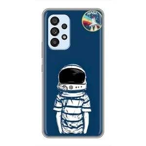 Чохол NASA для Samsung Galaxy A33 (5G) (AlphaPrint) (Хлопчик в шоломі)