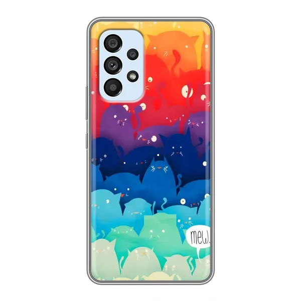 Чехол с принтом «Mew» для Samsung Galaxy A33 (5G)