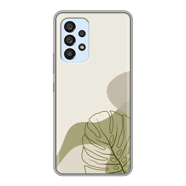 Чохол з принтом «Зелена монстера дизайн» для Samsung Galaxy A33 (5G)