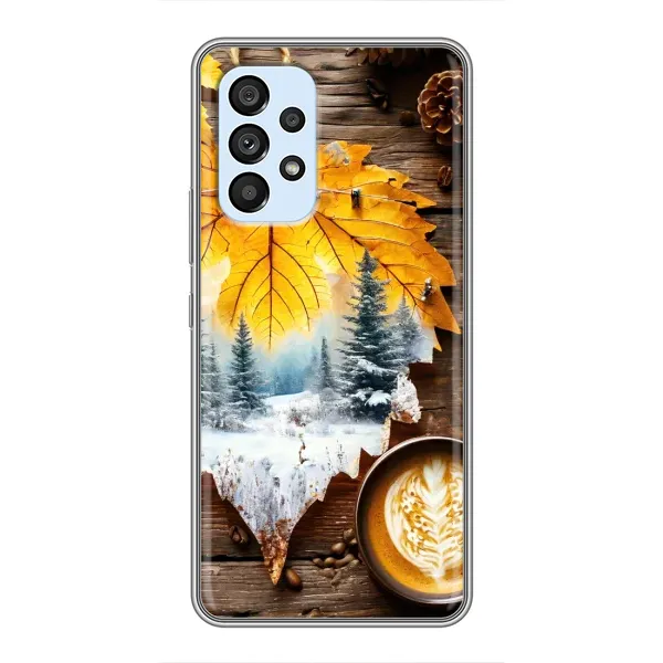 Чехол с принтом «Осенне-зимний кофе» для Samsung Galaxy A33 (5G) Чехол с принтом «Осенне-зимний кофе» для Samsung Galaxy A33 (5G)