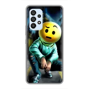 Чохол для Самсунг Ґелексі А33 (5Дж) - (AlphaPrint) з принтом (ТОП продажів) (Хлопець смайл)