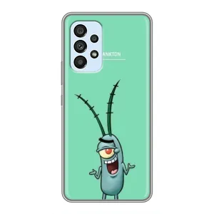 Чехол Губка Боб для Самсунг А33 (5G) (Персонаж Планктон)