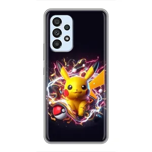 Чохол з Пікачу на Samsung Galaxy A33 (5G) (Пікачу з м'ячем)