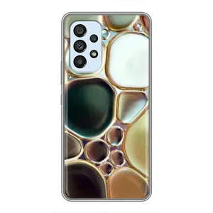 Мраморний чехол на Samsung Galaxy A33 (5G) (VPrint) (Радужний Мрамор)