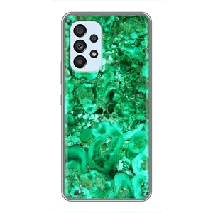 Мраморний чехол на Samsung Galaxy A33 (5G) (VPrint) (Салатовий Мрамор)