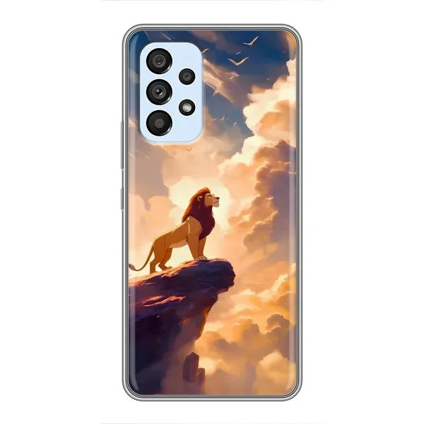 Чохол з принтом «Сімба на скелі» для Samsung Galaxy A33 (5G) Чохол з принтом «Сімба на скелі» для Samsung Galaxy A33 (5G)
