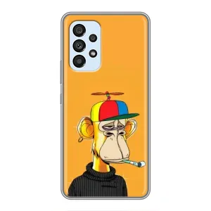Чехлы с Обезьянами NFT для Samsung Galaxy A33 (5G) (AlphaPrint) (Скучающая Обезьяна NFT)