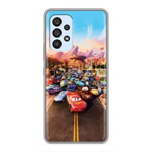 Силіконовий чохол Маквін для Samsung Galaxy A33 (5G) (Тачки на трасі)
