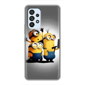 Чехол для Ребёнка на Самсунг А33 (5G) (VPrint) (Три миньона)