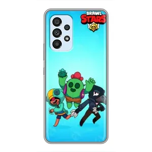 Чехлы Brawl Stars для Samsung Galaxy A33 (5G) (AlphaPrint) (Тріо героїв)