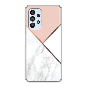 Мраморний чехол на Samsung Galaxy A33 (5G) (VPrint) (Тройний мрамор)